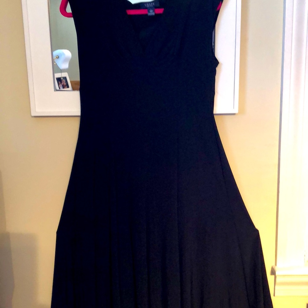 Black cocktail dress